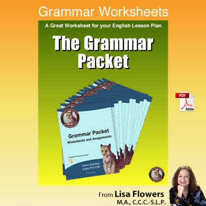 Grammar Worksheets for High School in PDF