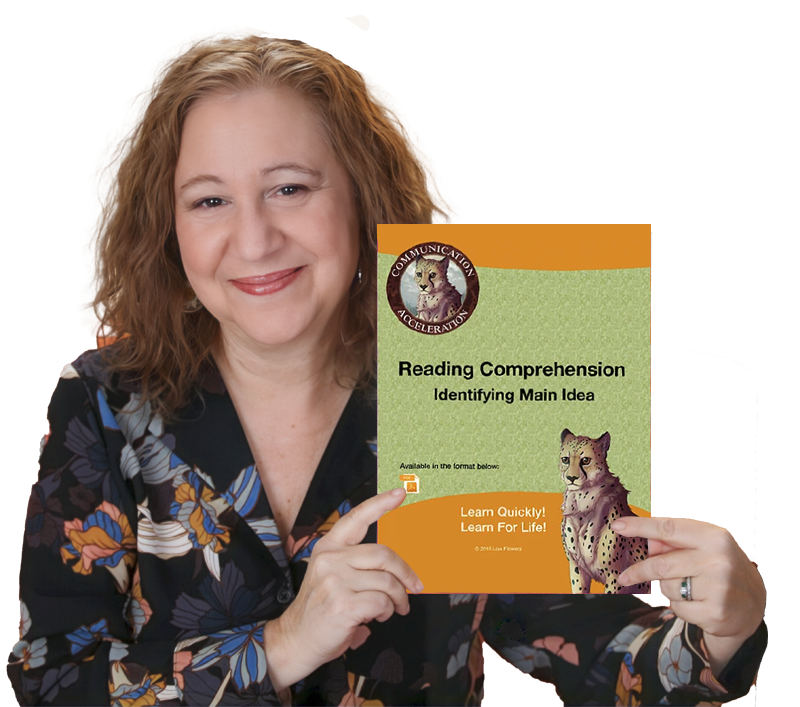 Identifying Main Idea worksheet by Speech Language Pathologist Lisa Flowers