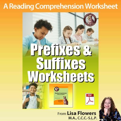 The Prefixes and Suffixes Worksheet in PDF