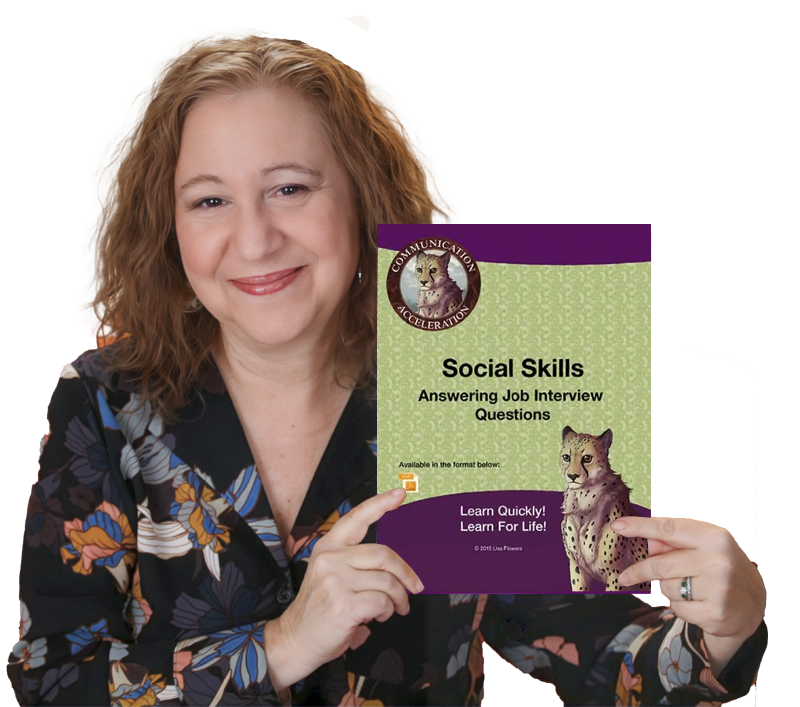 Answering Job Interview Questions worksheet by Speech Language Pathologist Lisa Flowers