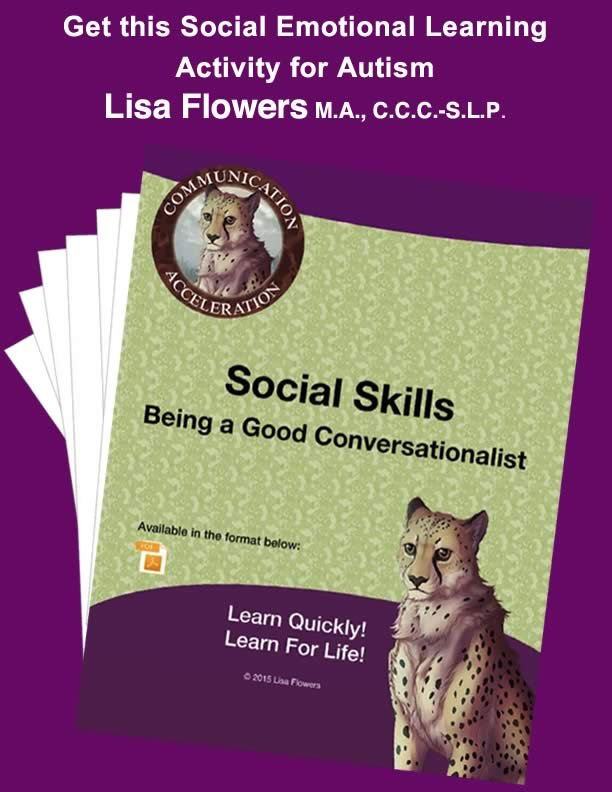 Social Skills Worksheet Being a Good Conversationalist by Speech Language Pathologist Lisa Flowers