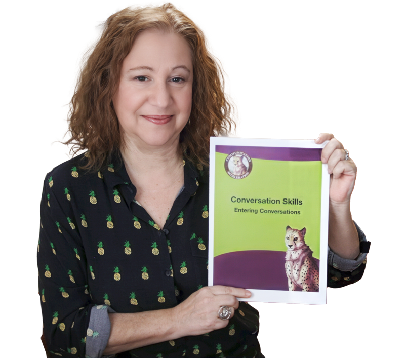 Conversation Worksheets for Autism worksheet by Speech Language Pathologist Lisa Flowers