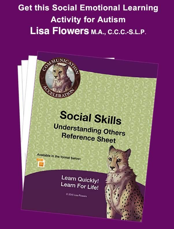 Social Skills Worksheet Understanding Others Reference Sheet Social Skills Worksheets by Speech Language Pathologist Lisa Flowers