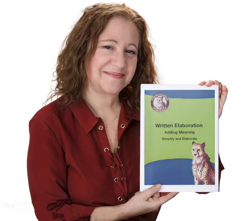 Simplification and Elaboration worksheet by Speech Language Pathologist Lisa Flowers