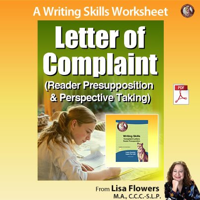 Writing a Letter of Complaint Exercise in PDF