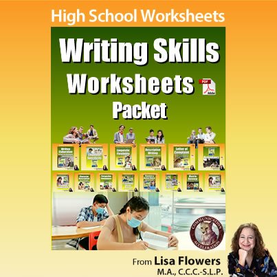 Writing Skills Worksheets Packet PDF
